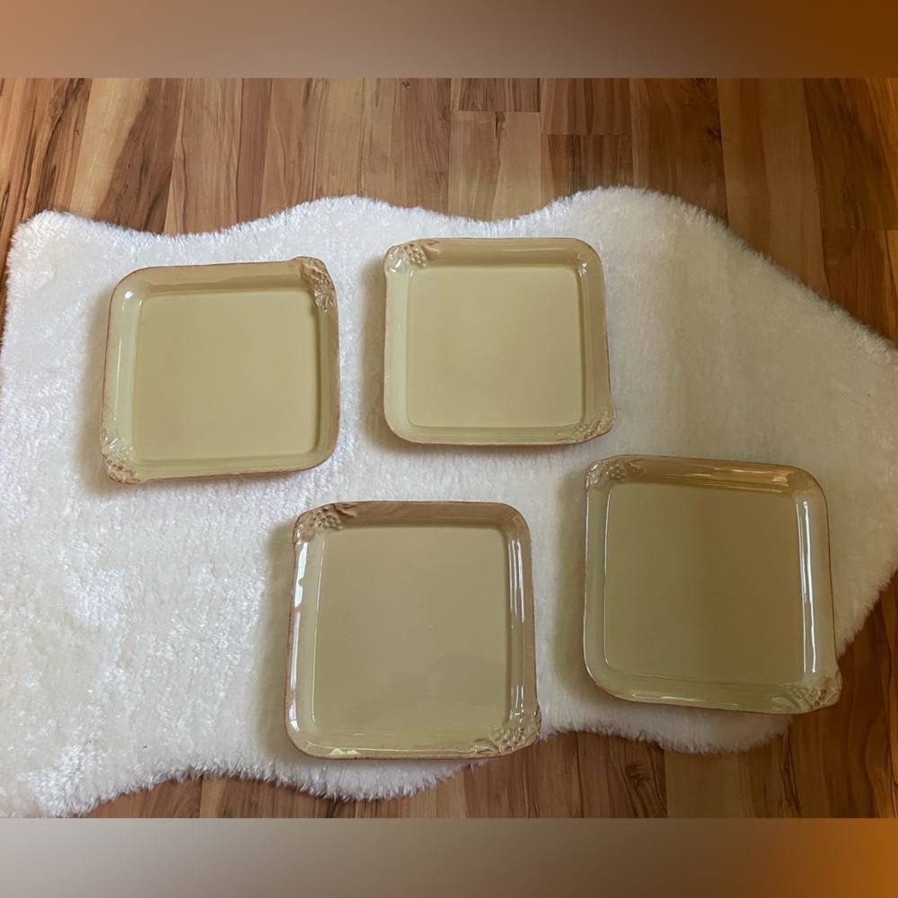 SET OF 4 Casafina plates